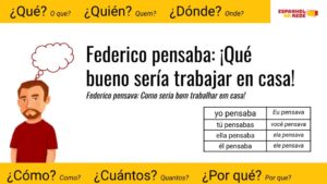 Aprender español con historias - TPRS input comprensible: La historia de Federico, el muchacho que quería volver a la oficina.